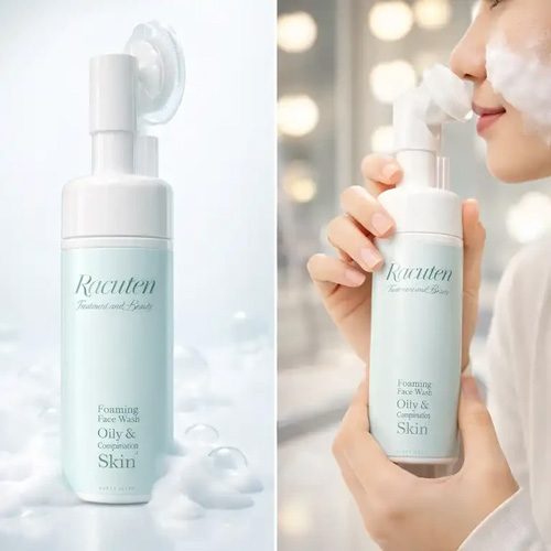 racuten-foaming-face-wash-oily-skin-in-hand