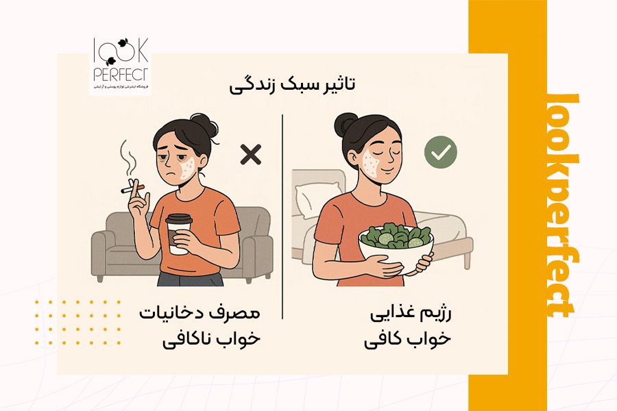 تأثیر سبک زندگی سالم و ناسالم بر سلامت پوست و اثربخشی لایه‌برداری