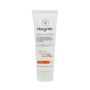 فلوئید ضد آفتاب مارگریت SPF 50 مناسب پوست چرب و مستعد آکنه