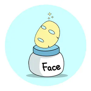 آبرسان و ماسک صورت