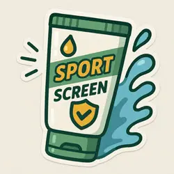 ضدآفتاب ضدتعریق و مناسب ورزش