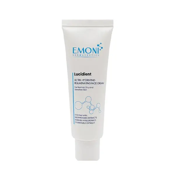 emoni-lucidient-ultra-hydrating-face-cream کرم مرطوب کننده و ضد چروک پوست خشک ایمونی مدل لوسی دنت